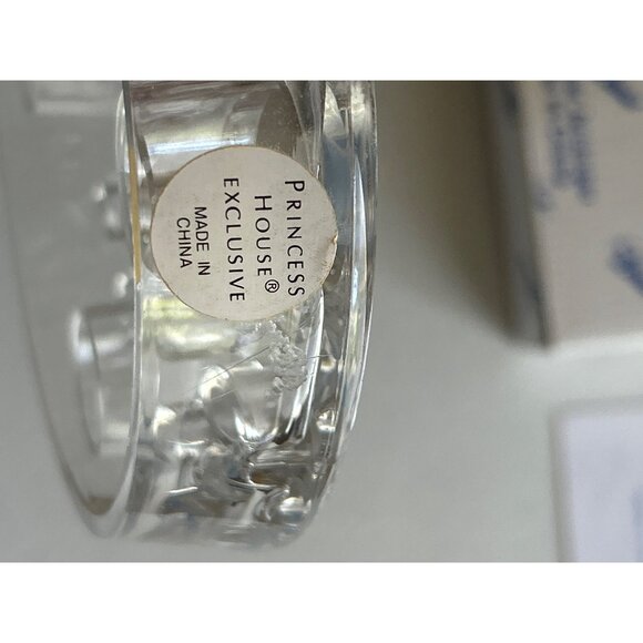 Princess House Exclusive Clear Plastic Floral Flower Arranger Round - Picture 2 of 3